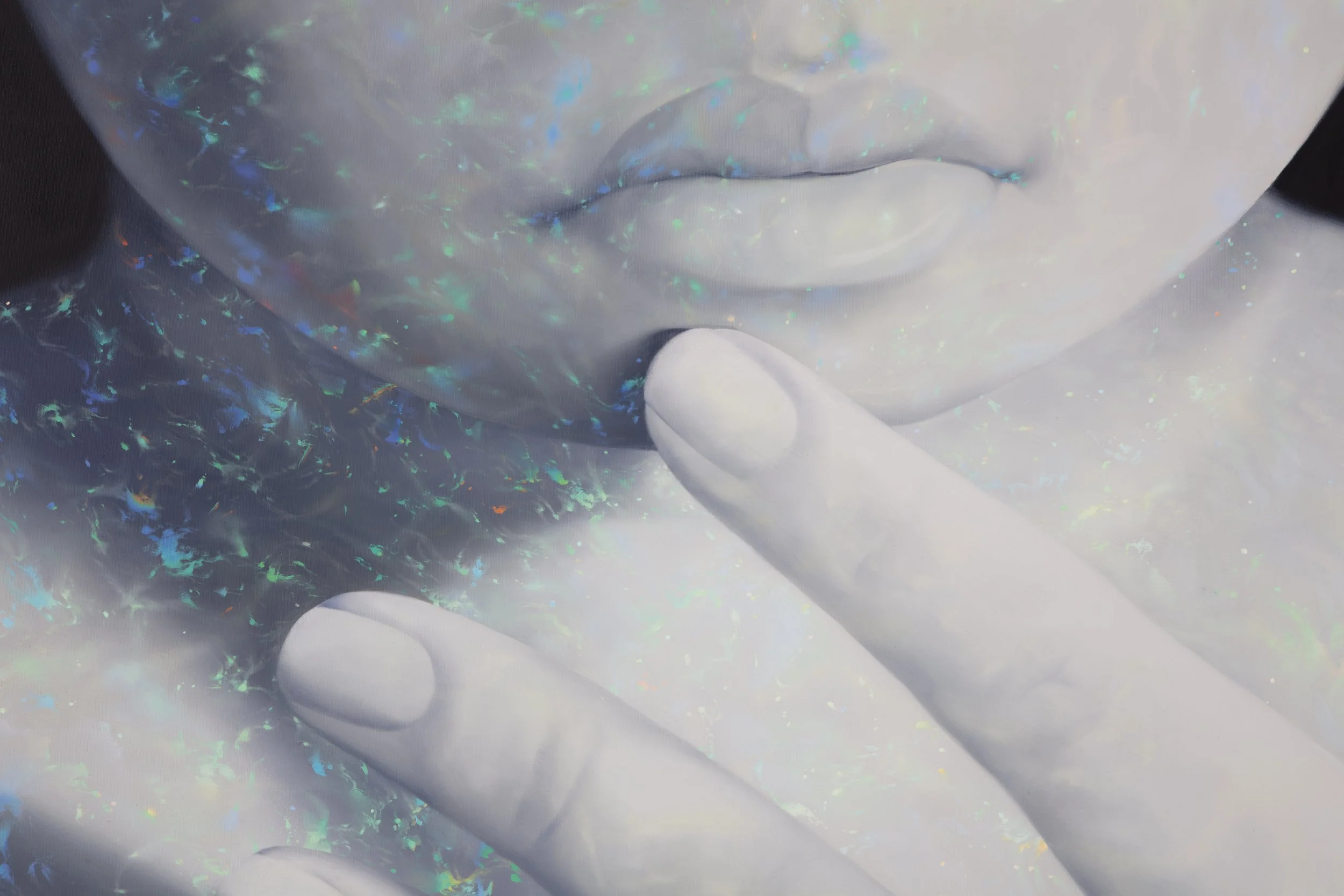 'Mood Ring'
Oil on canvas, 72 x 60 inches, 2022.