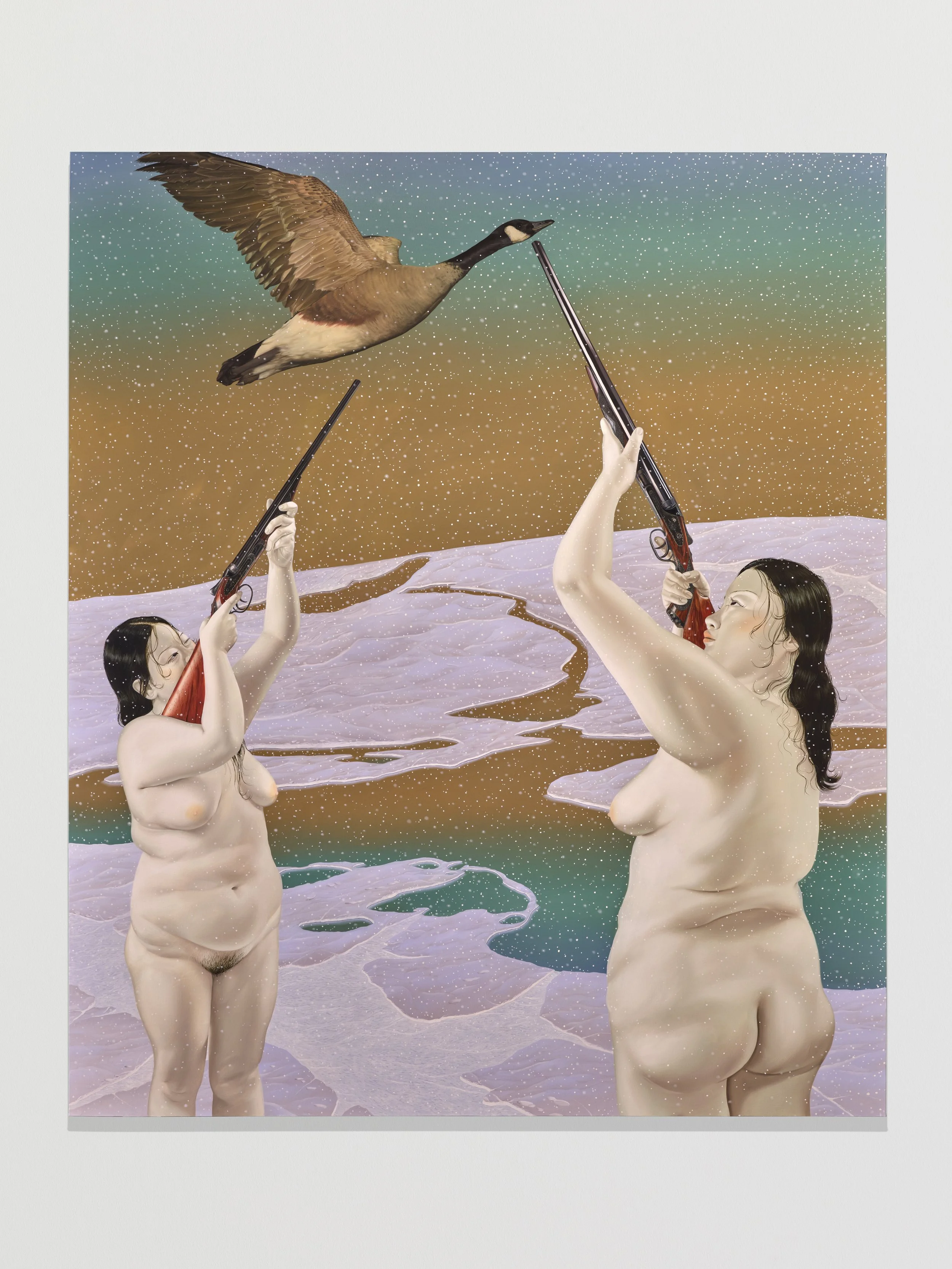 'Something We Share'
Oil on linen, 72 x 60 inches, 2024.