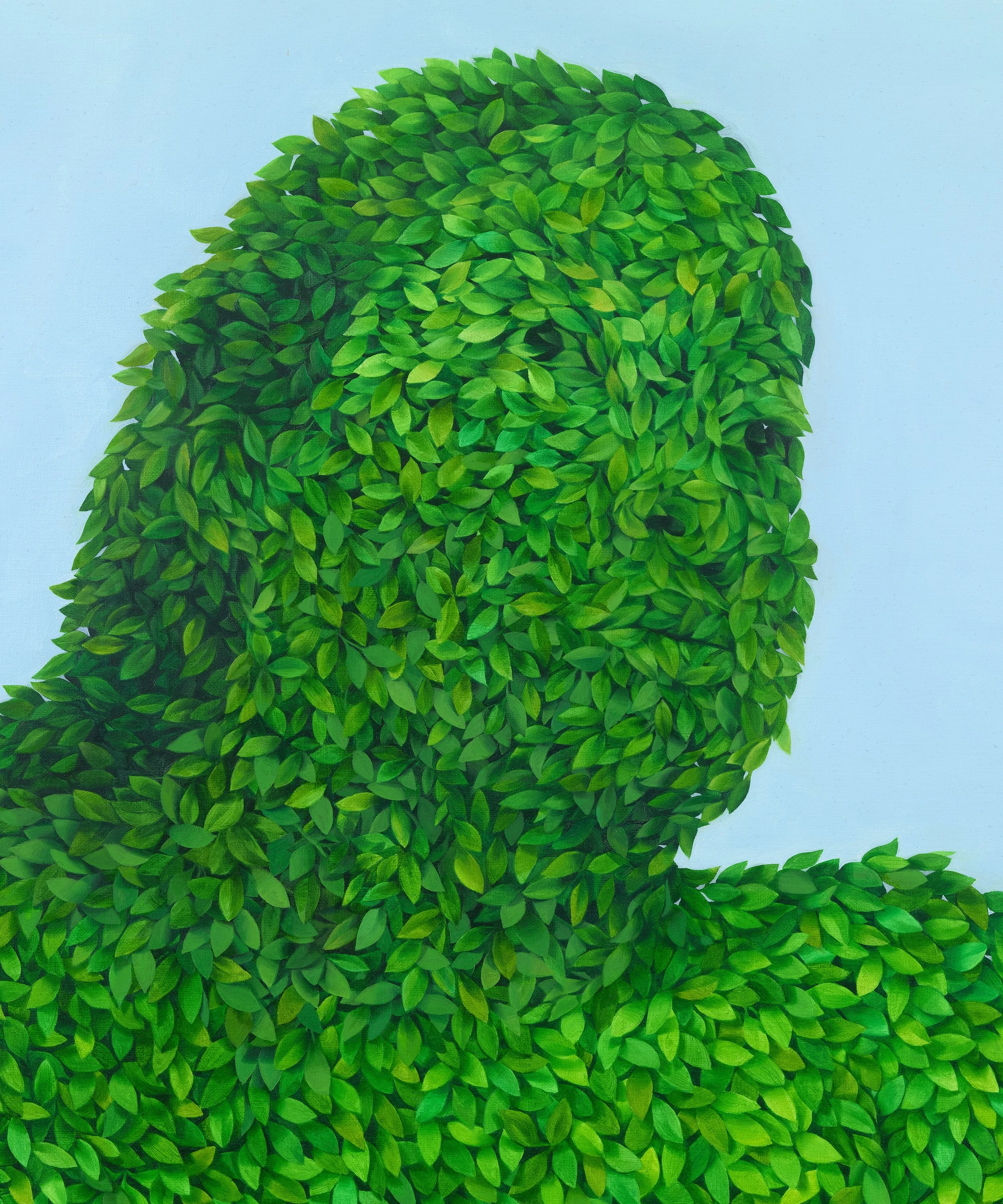 'Trimmings'
Oil on linen, 85 x 60 inches, 2023.