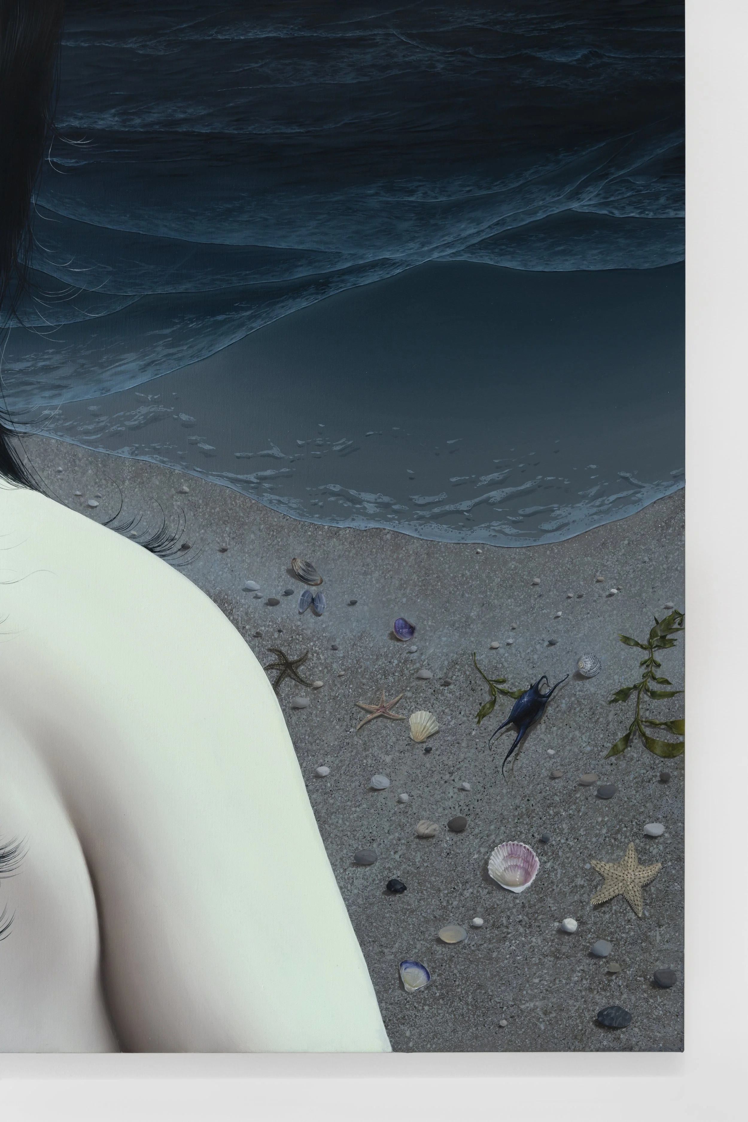 'Tell Me'
Oil on linen, 72 x 96 inches, 2023.