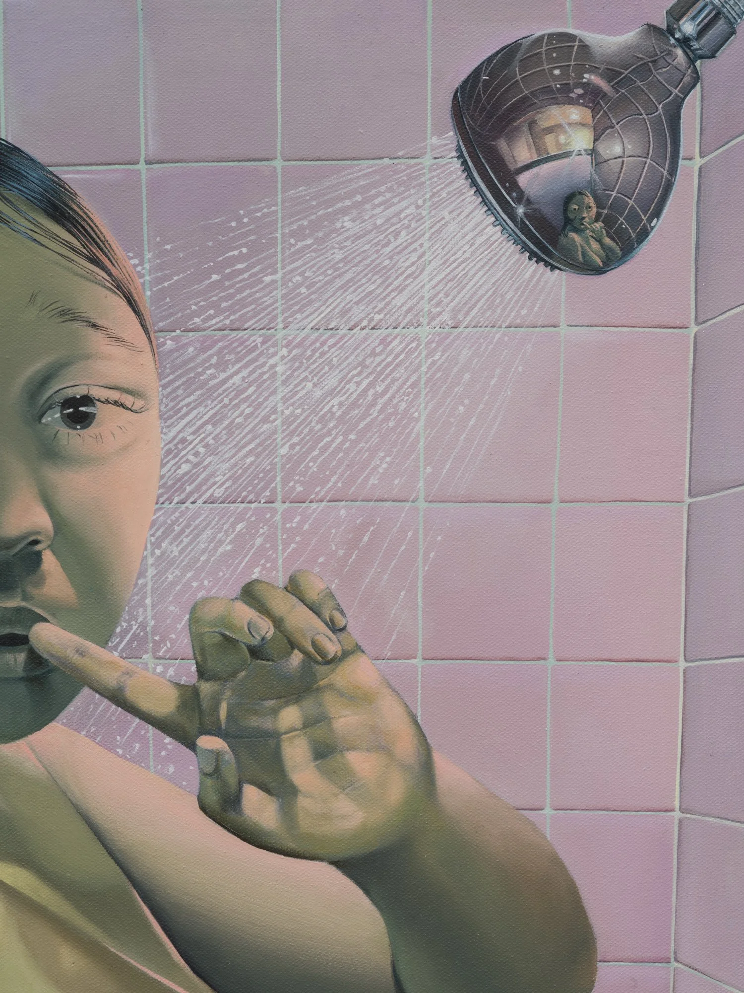 'Seductress'
Oil on canvas, 40 x 30 inches, 2020.