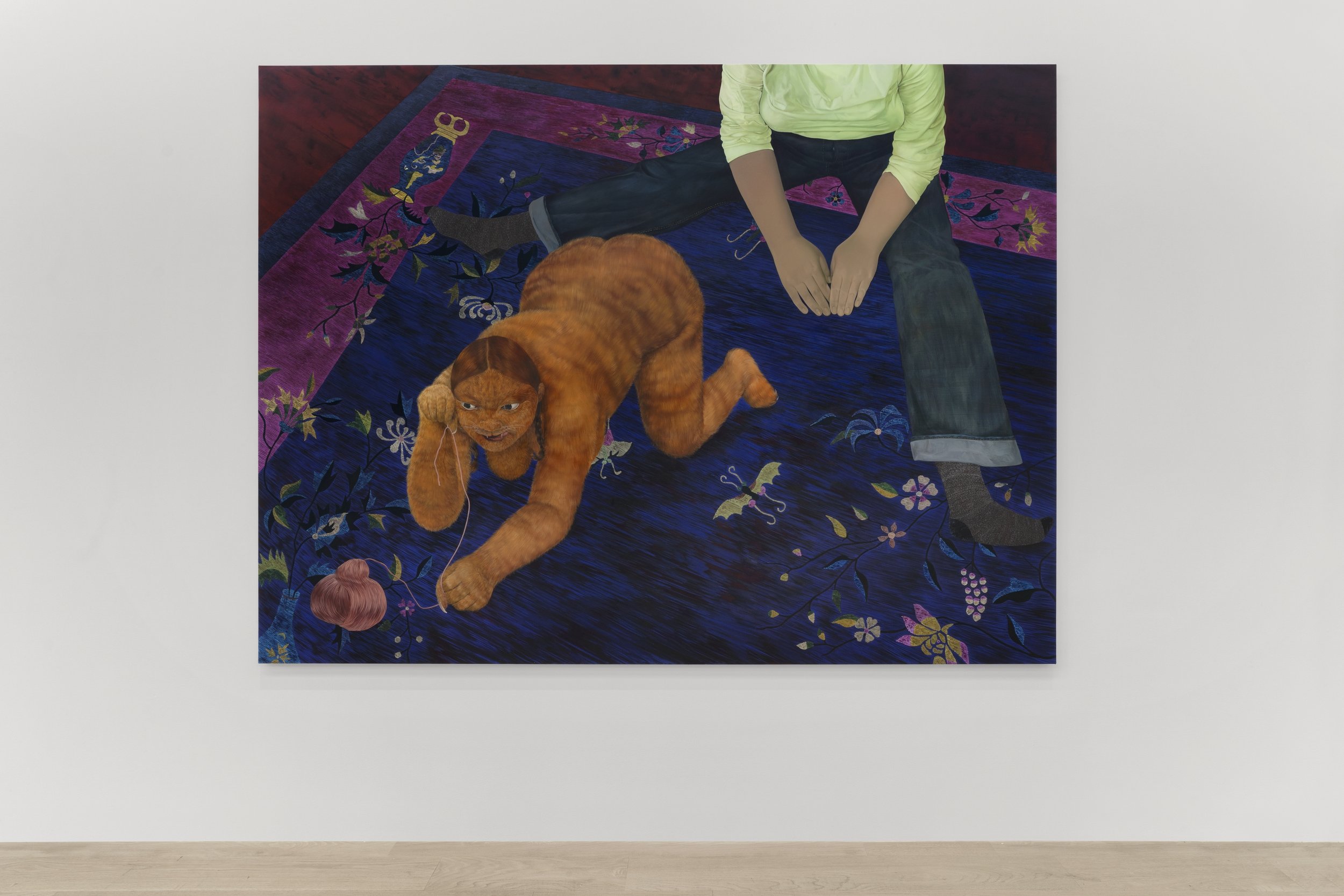 'Princess'
Oil on linen, 72 x 96 inches, 2023.