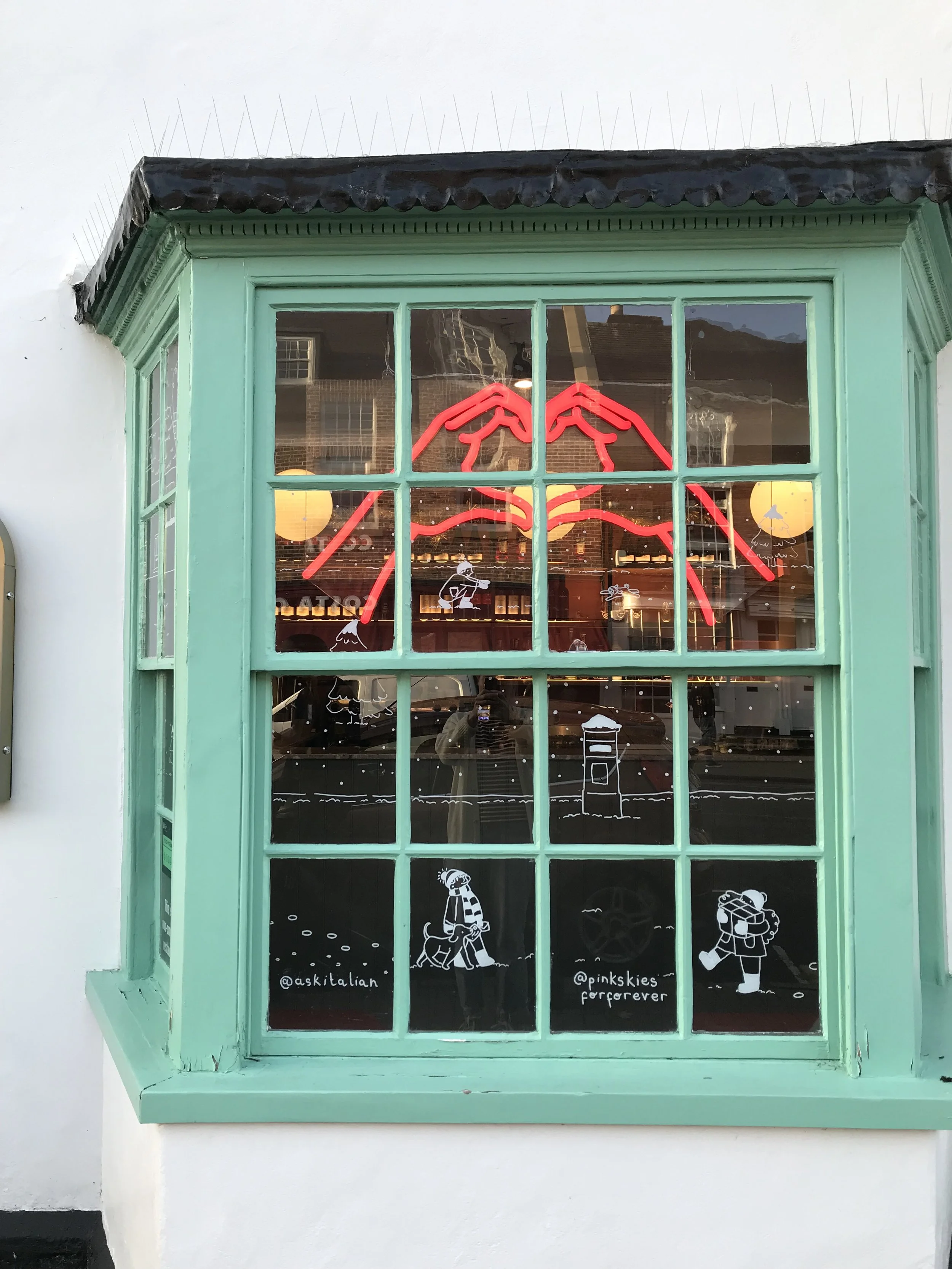 Window Mural- Ask Italian