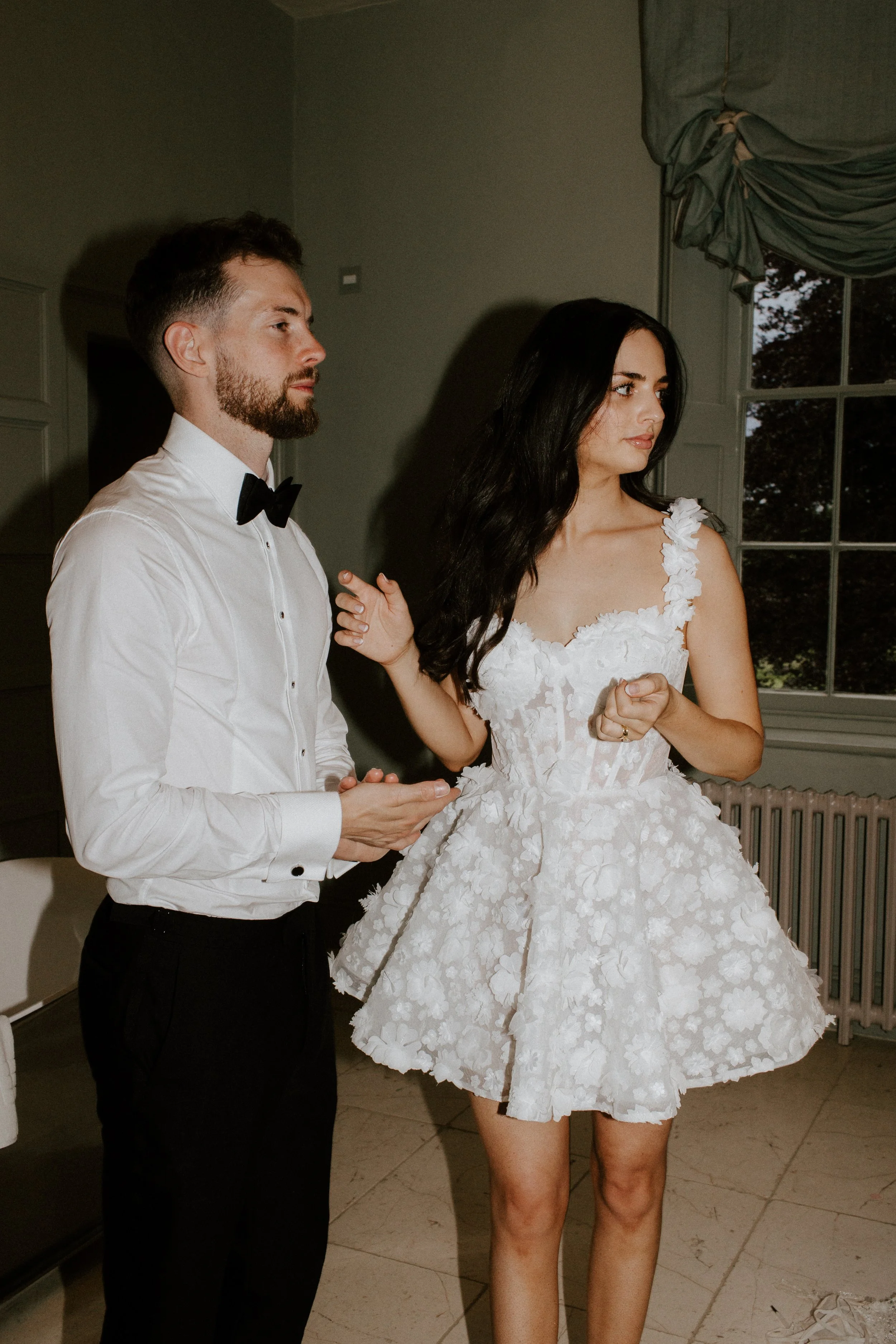 Flash Photography of Bride & Groom during the reception. 