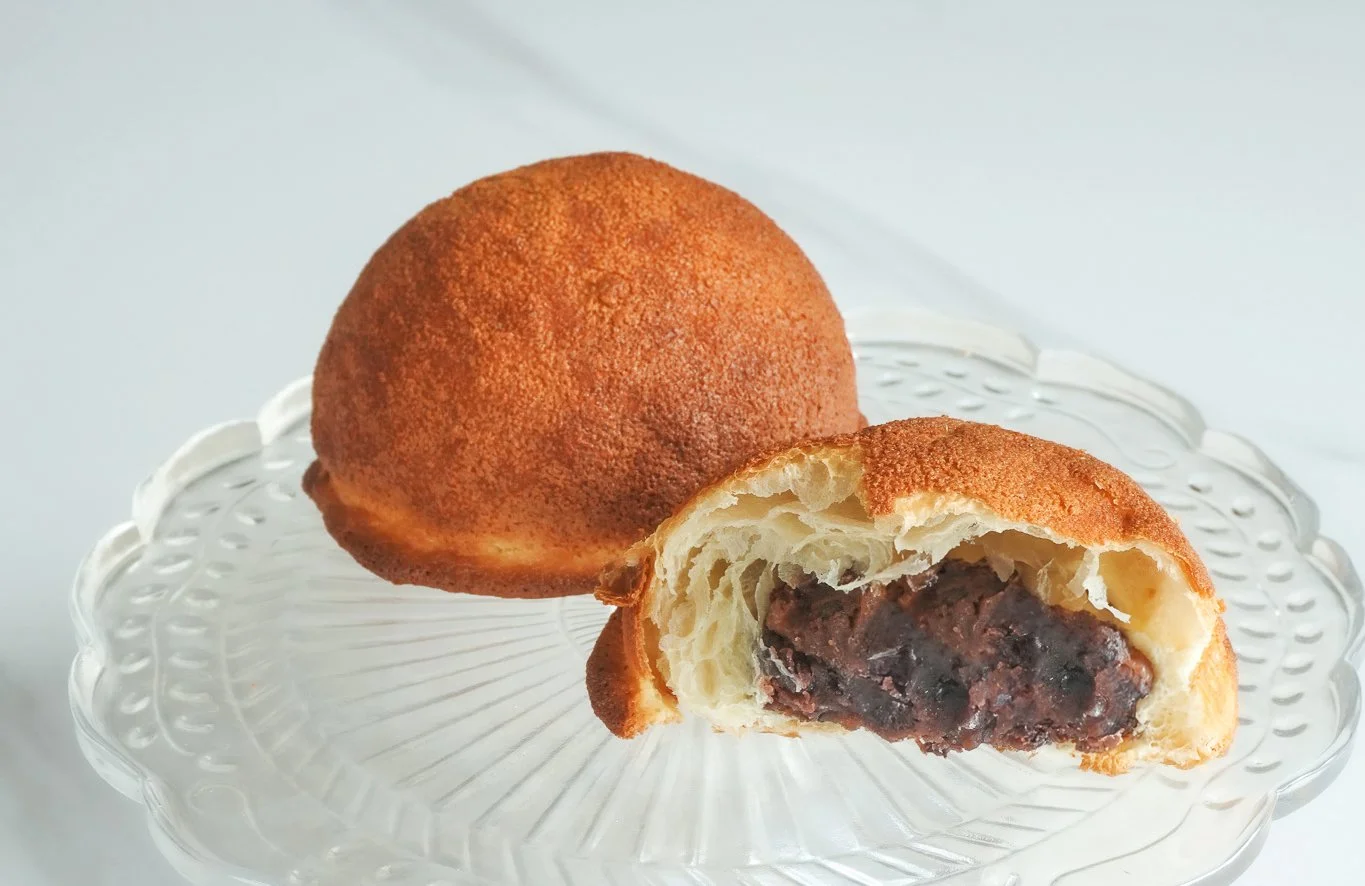 The Red Bean Bun is back — reimagined as our Red Bean Crusted Bun.