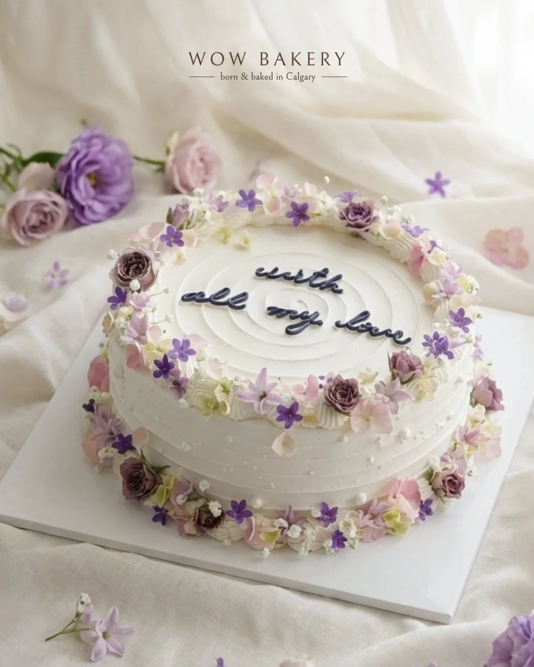WOW Bakery Calgary custom cakes, special occasion cakes, wedding cakes, birthday cakes, celebration cakes, and event cakes in Calgary, Alberta, Canada.
