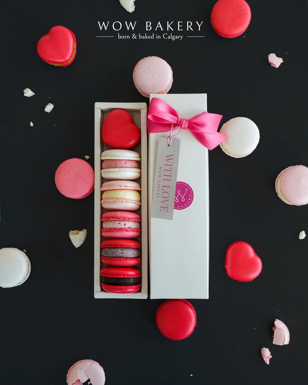 WOW BAKERY Valentine's Macaron Set