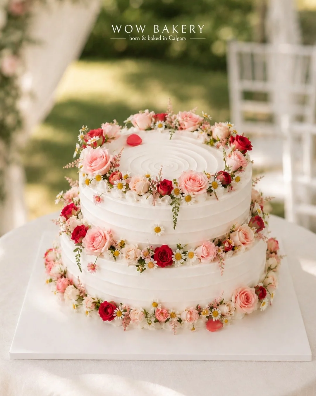 WOW Bakery Calgary custom cakes, special occasion cakes, wedding cakes, birthday cakes, celebration cakes, and event cakes in Calgary, Alberta, Canada.