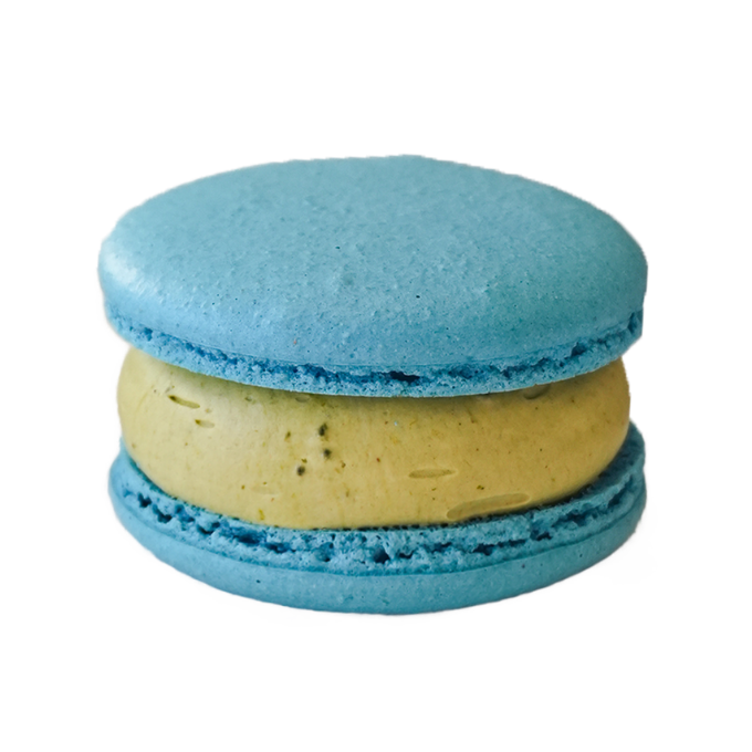 Matcha Choco Chip Macaron