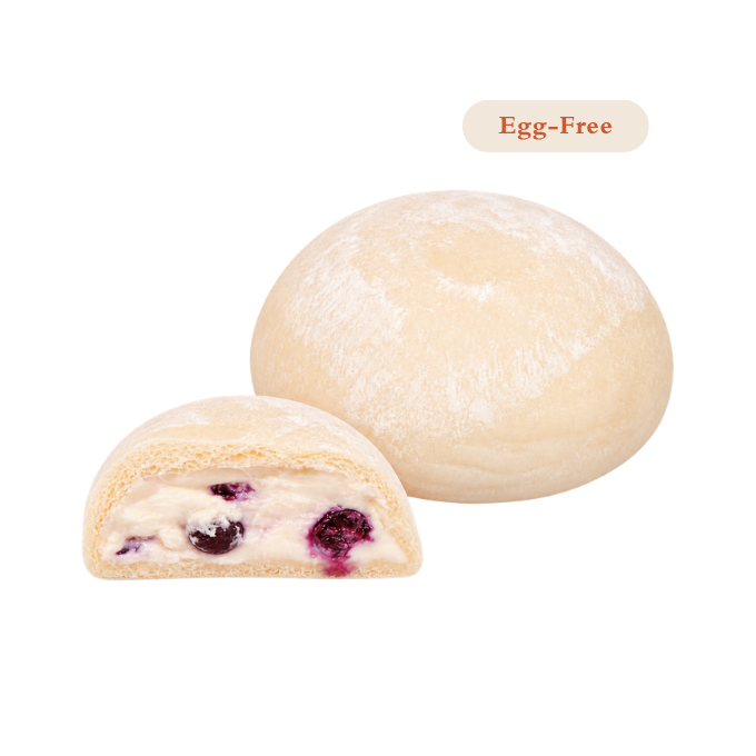 Blueberry Mochi Cream Cheese Bun