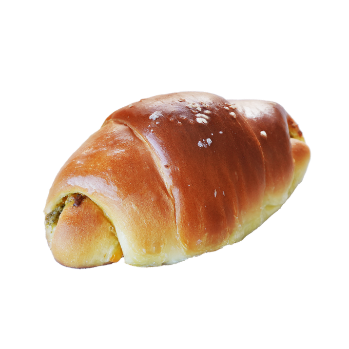 Bacon Basil Salted Butter Roll