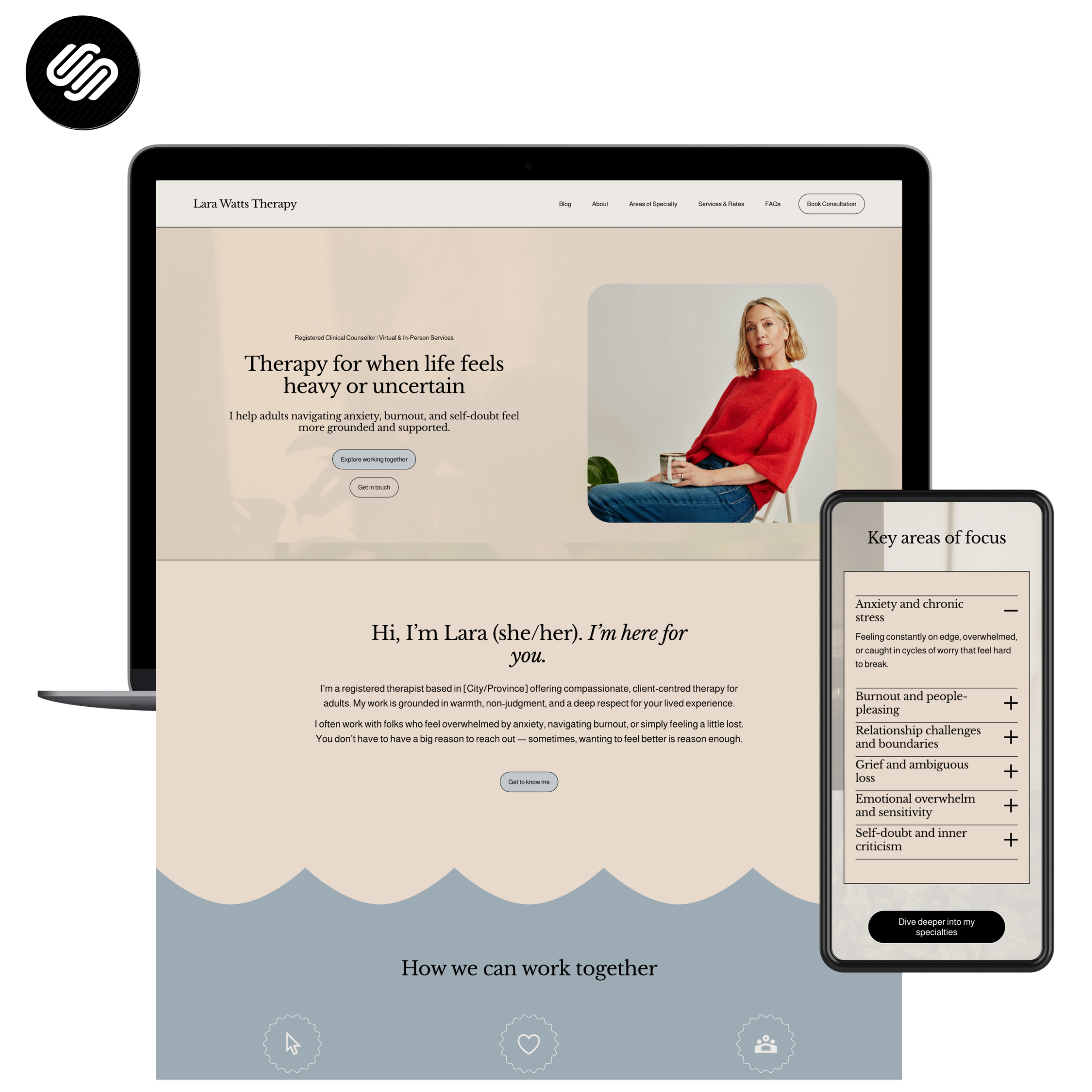 Launching a therapist website template made for real life (and real private practices)