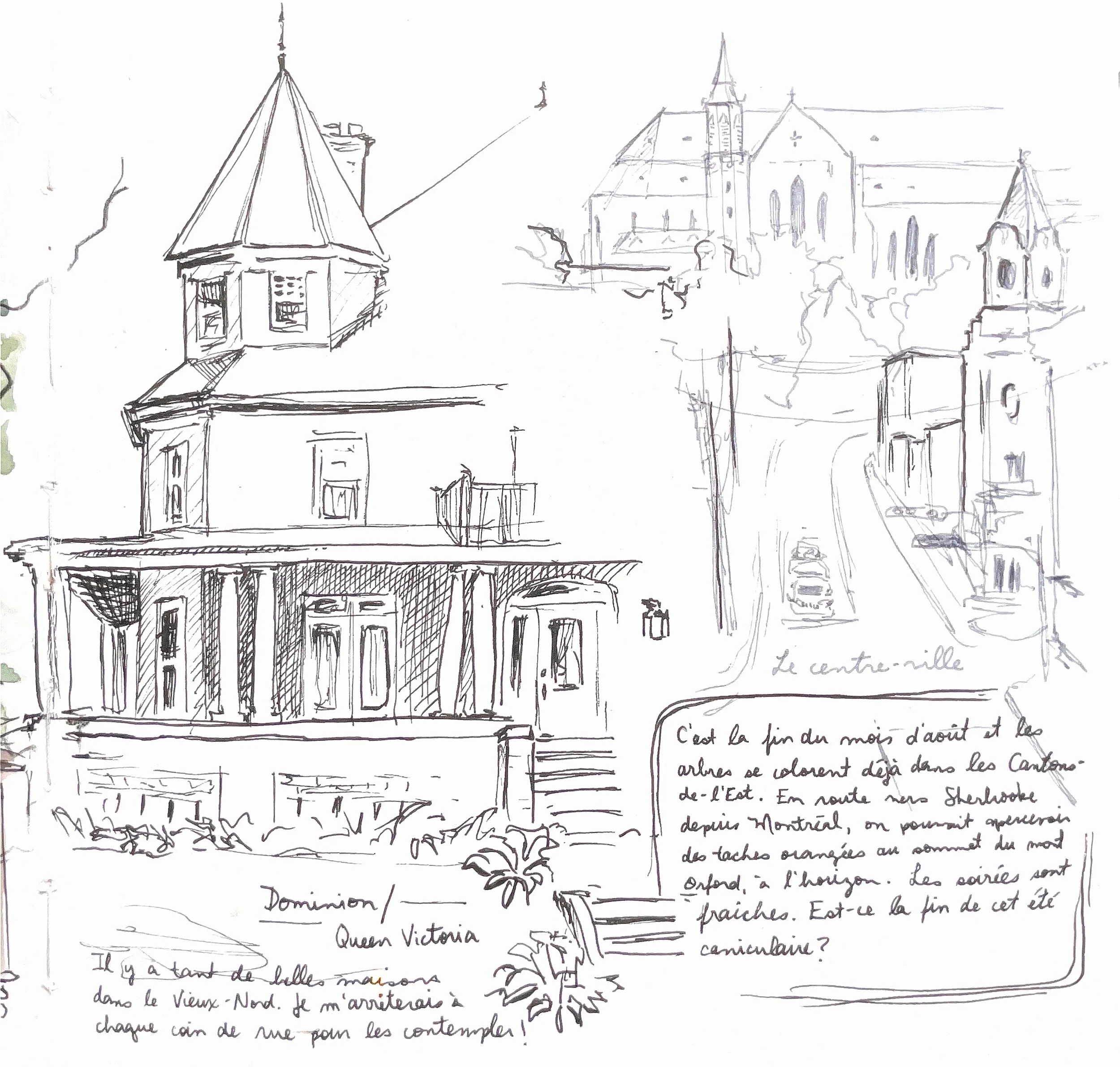 Session de croquis urbain