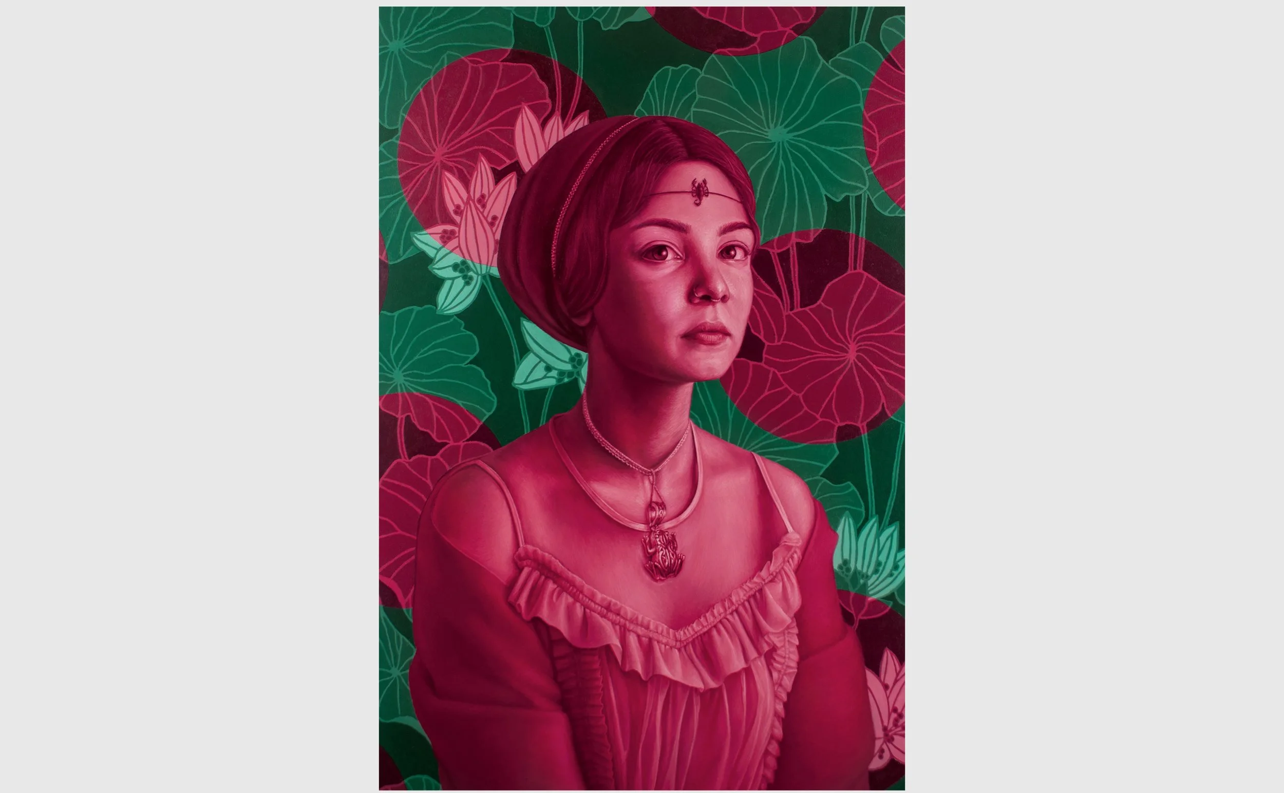 Indolēs - oil on panel, 36 x 24 inches