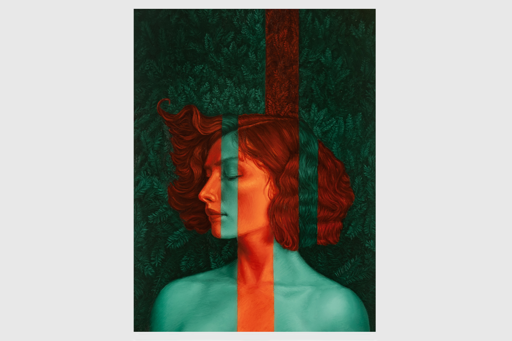 Insilva - oil on panel, 12 x 9 inches