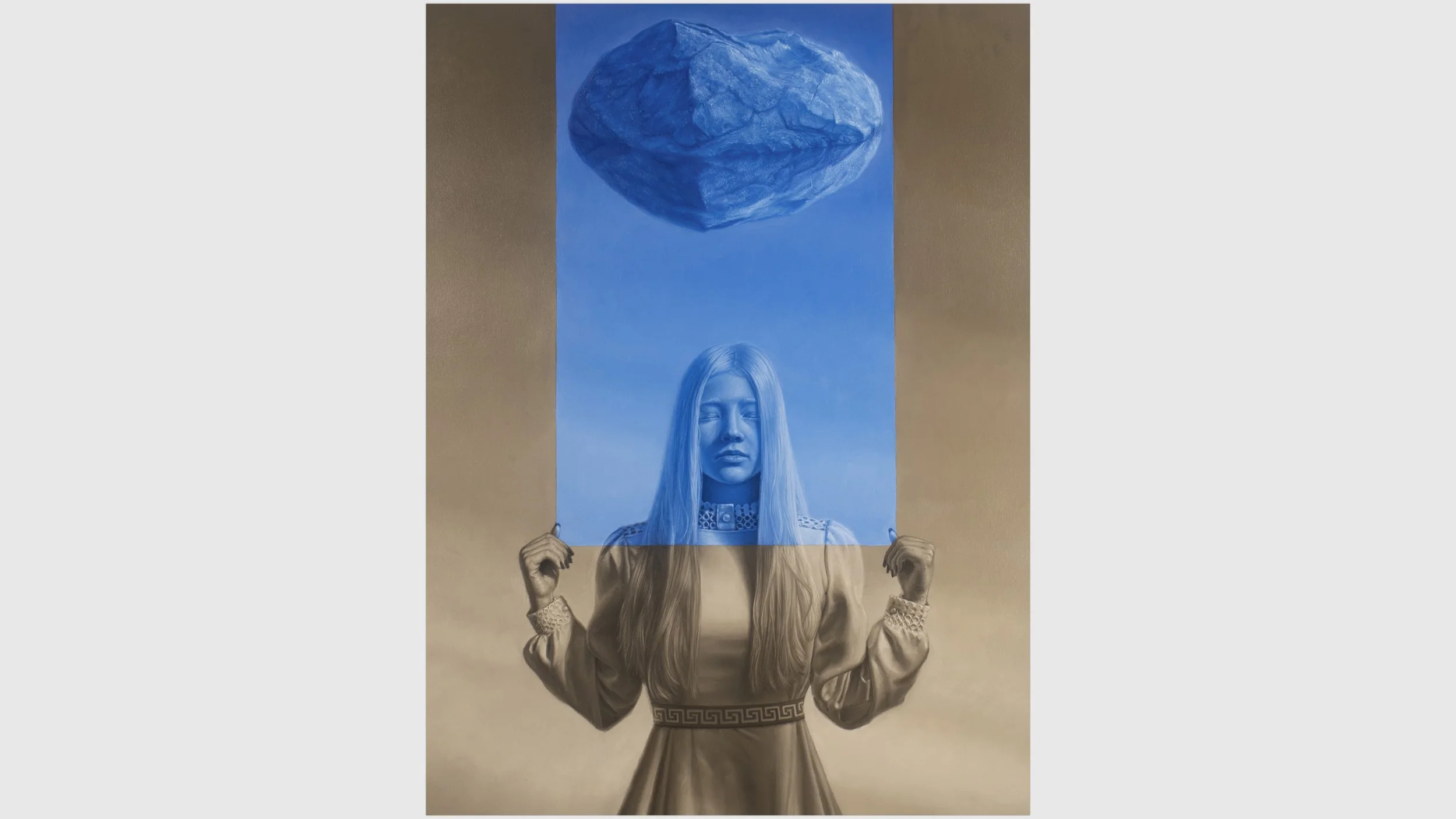 Sisyphea - oil on panel, 22 x 24 inches