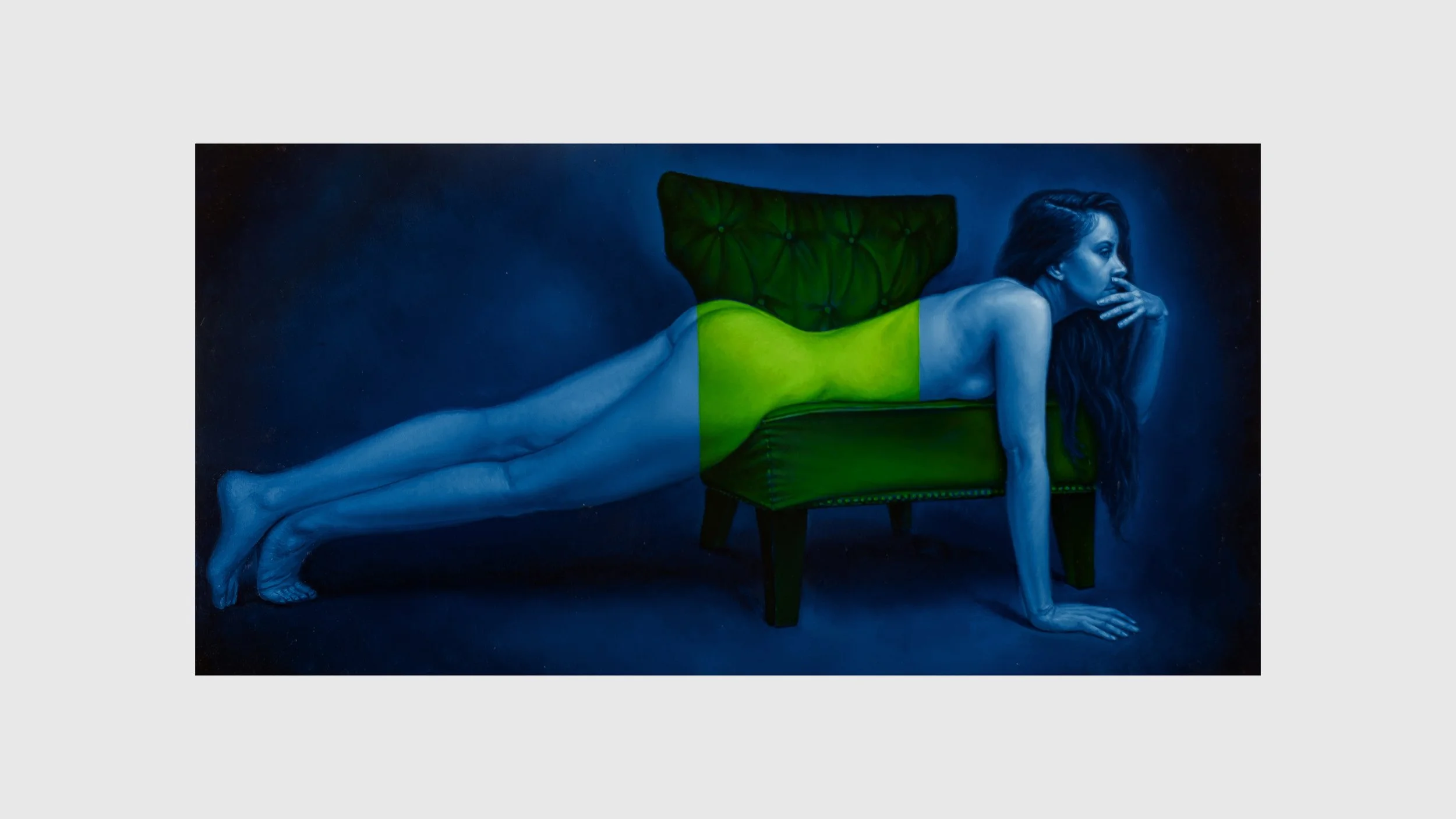 Prolixa - oil on panel 12 x 24 inches