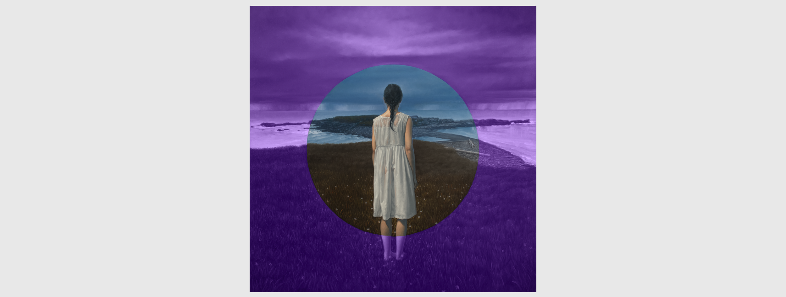 Peracta - oil on. canvas, 30 x 30 inches