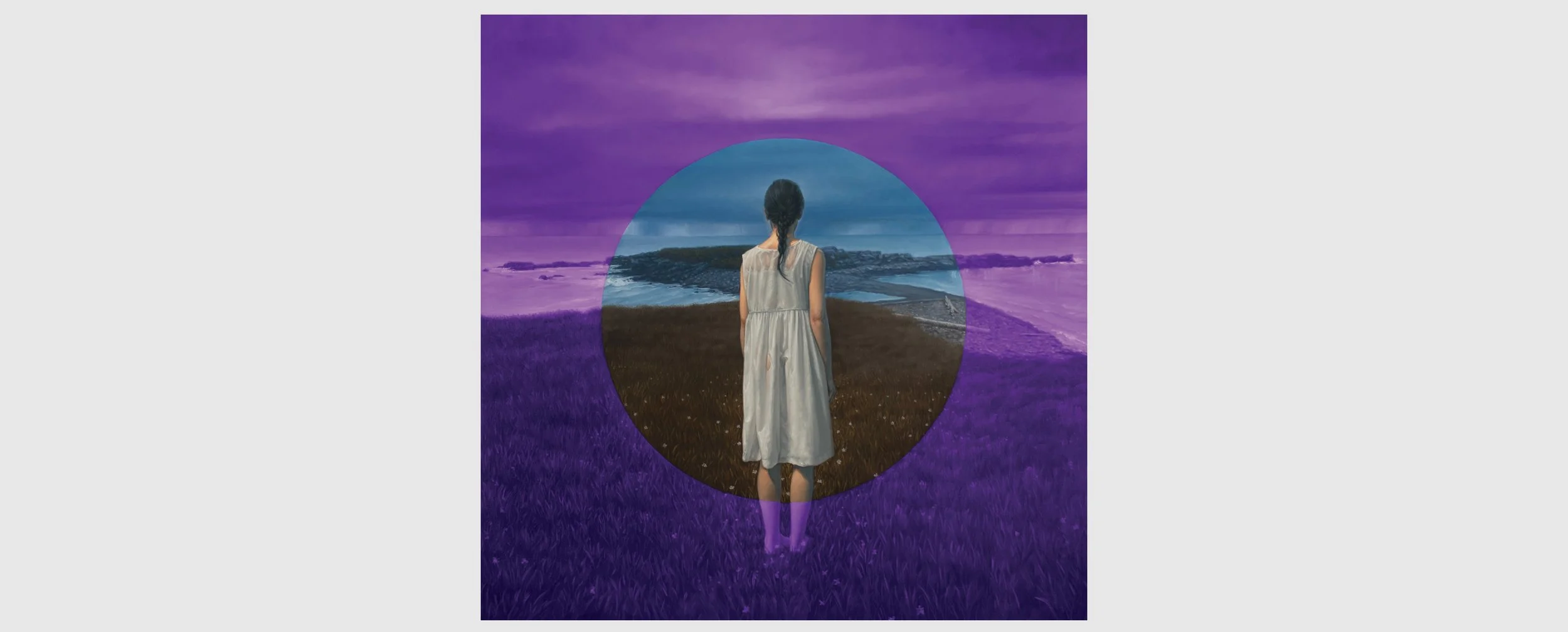 Peracta - oil on. canvas, 30 x 30 inches