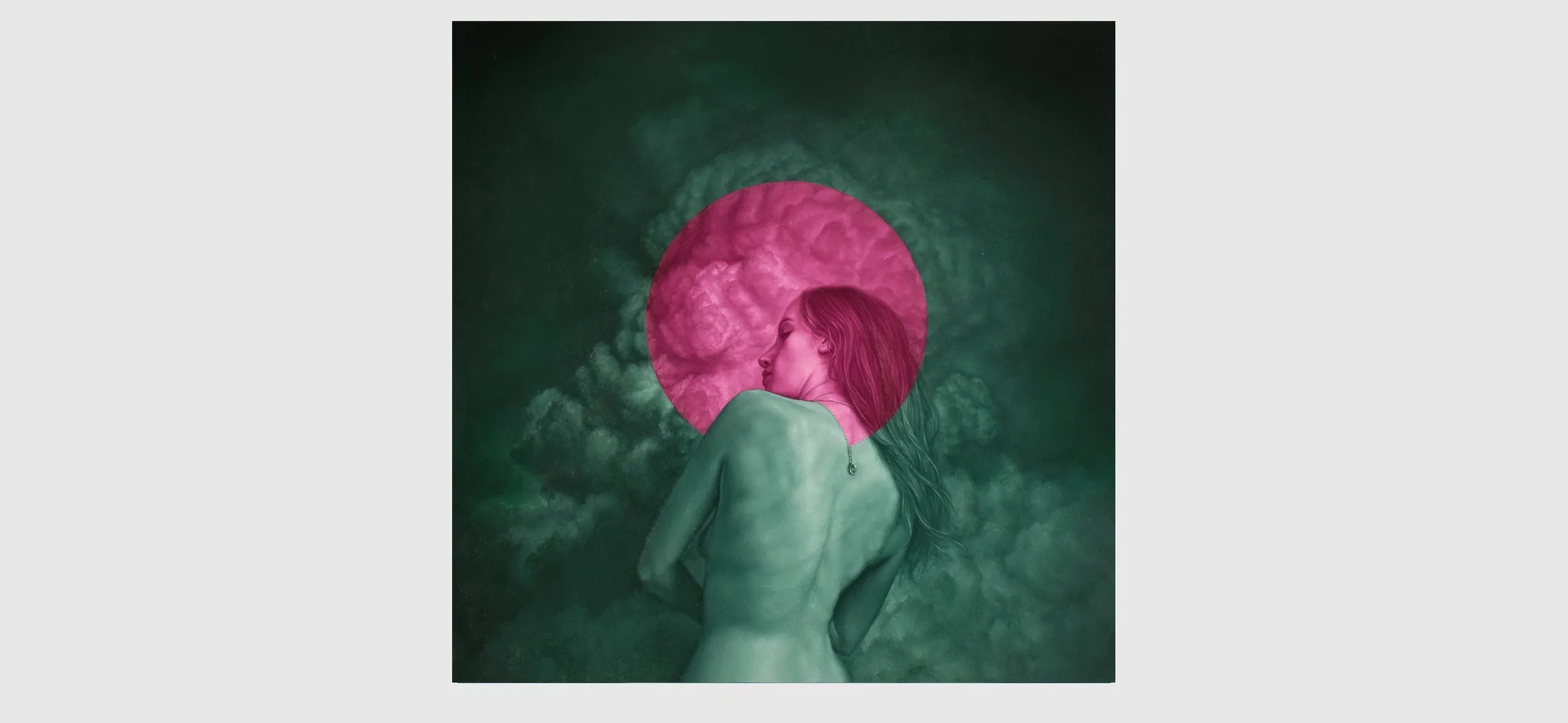 Exorta - oil on panel, 24 x 24 inches