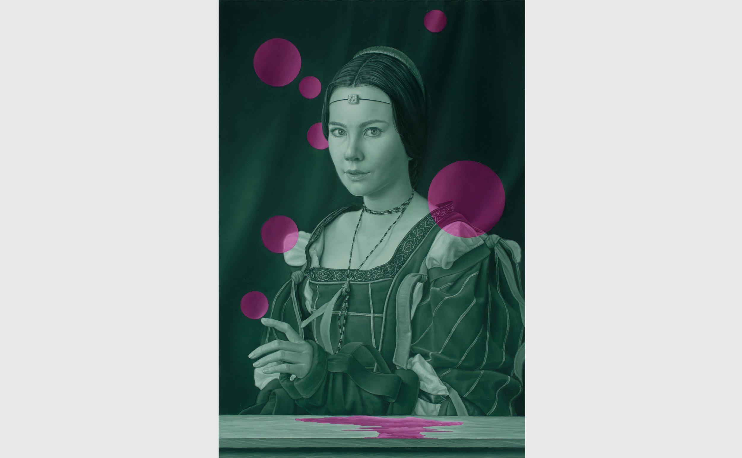 Rosea Sonitus - oil on panel, 24 x 36 inches