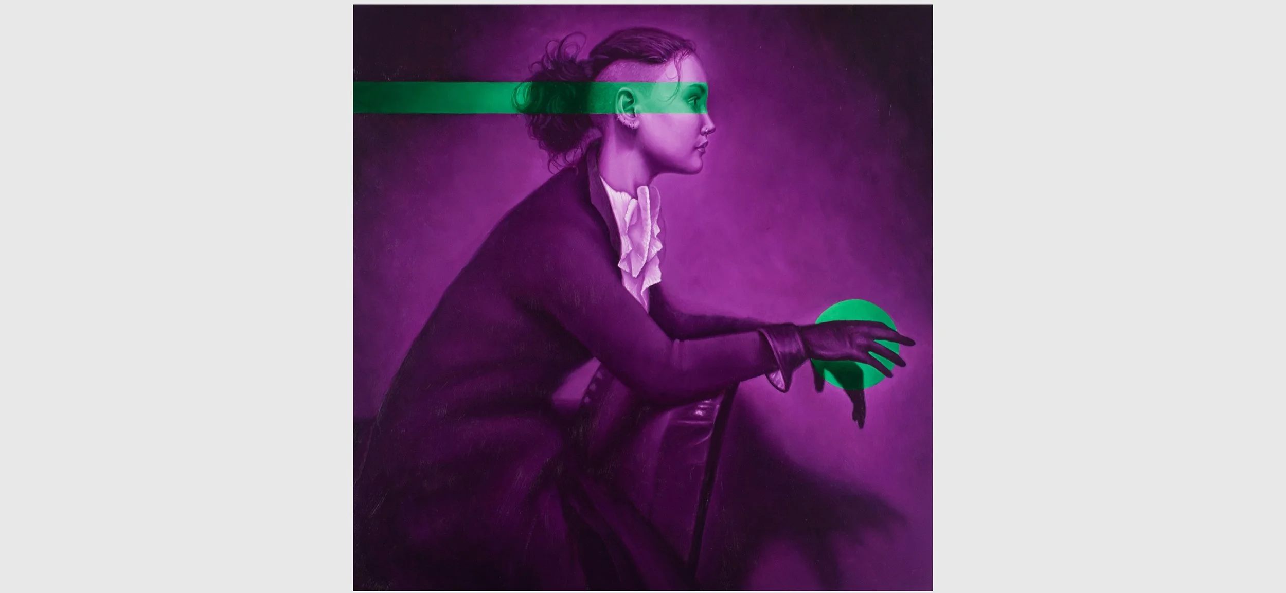 Novitas (after Croatto) - oil on panel 24 x 24 inches