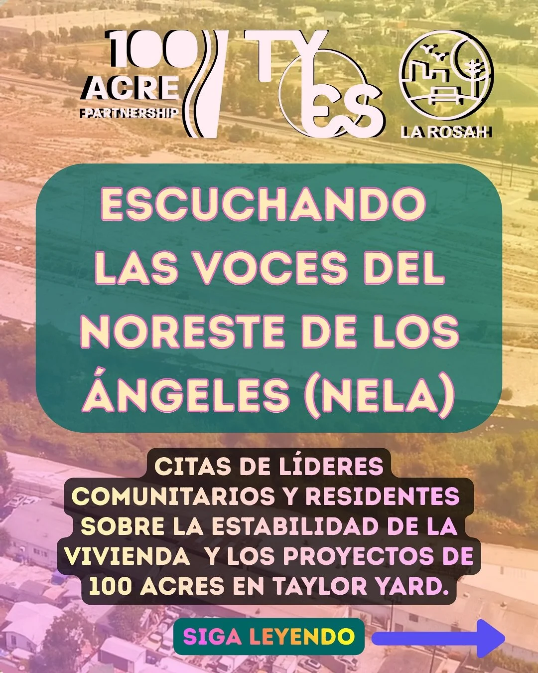 &iquest;Vive en el noreste de Los &Aacute;ngeles (NELA)?

Aqu&iacute; compartimos citas de residentes de NELA sobre la estabilidad de la vivienda, la equidad en los parques y la necesidad de m&aacute;s oportunidades para influir en lo que sucede en s