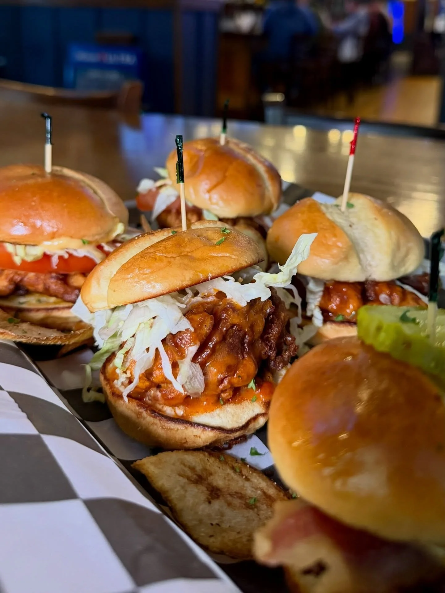 Elite eats for the Elite 8. Who&rsquo;s still in it? 🏀 

Tag your crew and join us for our brand new sliders!