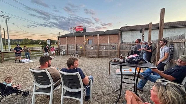 Cornhole is back on the back patio today! Anyone can play. We&rsquo;ll do a blind draw starting at 7pm. 

Come over and throw some bags, meet some new friends, and check out our Acoustic Throwdown competition while you&rsquo;re here!