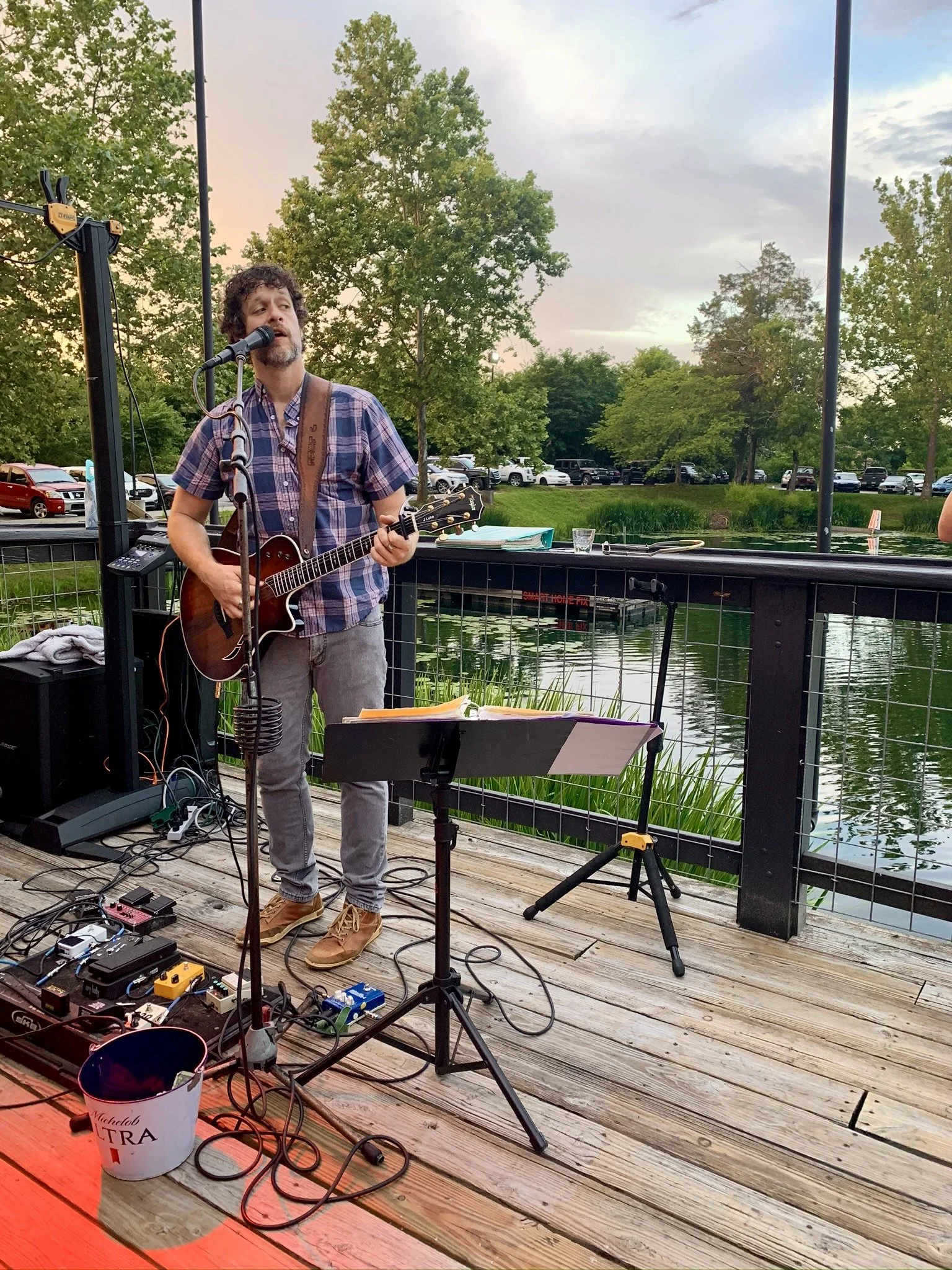 j luke on the patio
