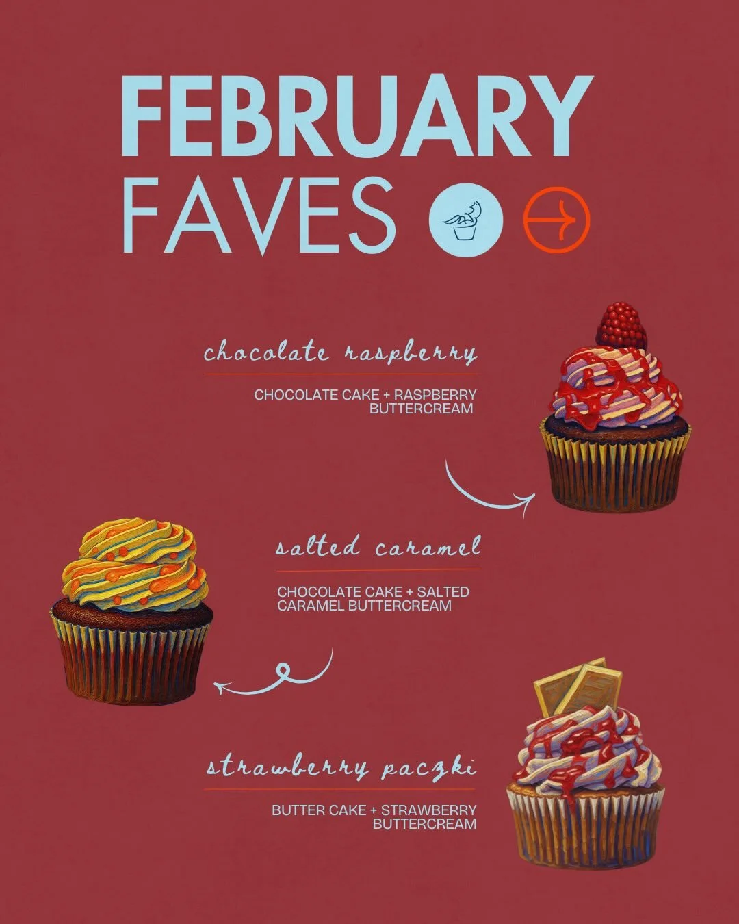 February&rsquo;s lineup has us 🤤 

Move over box of chocolates, we&rsquo;re highlighting fudge-y goodness all month long.

#spreadthesweetness #annarbor #smallbusiness #cupcakery #madeinmichigan