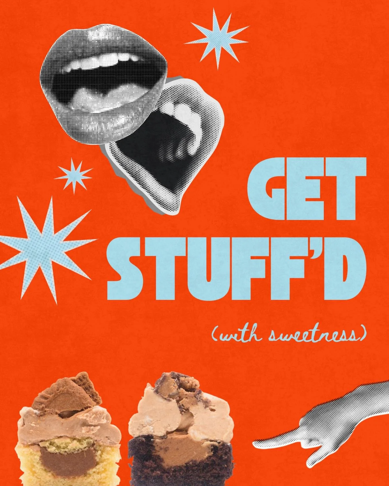 Say hello to the stuff&rsquo;dcake - our classic&rsquo;s sassier sister 💅 

We&rsquo;re stuffing your favorites with extra flavor cuz, why not? 

Pop over to our website for the full stuff&rsquo;d lineup (don&rsquo;t worry we stuff&rsquo;d the new f