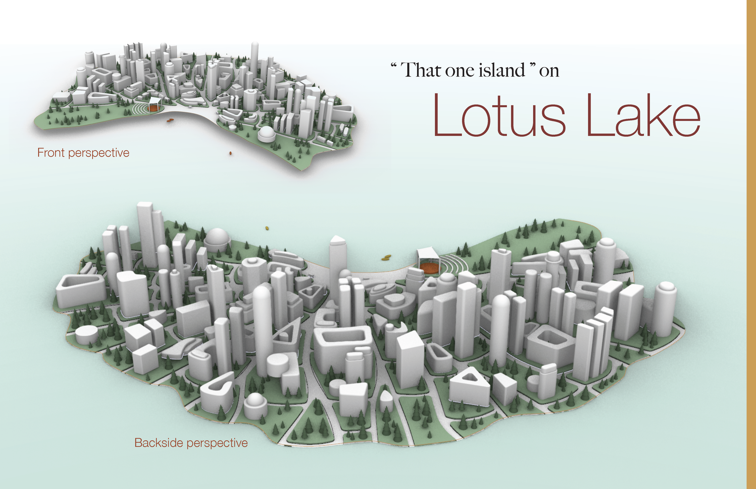 Imaginary City 3D Modeling Project, 2025