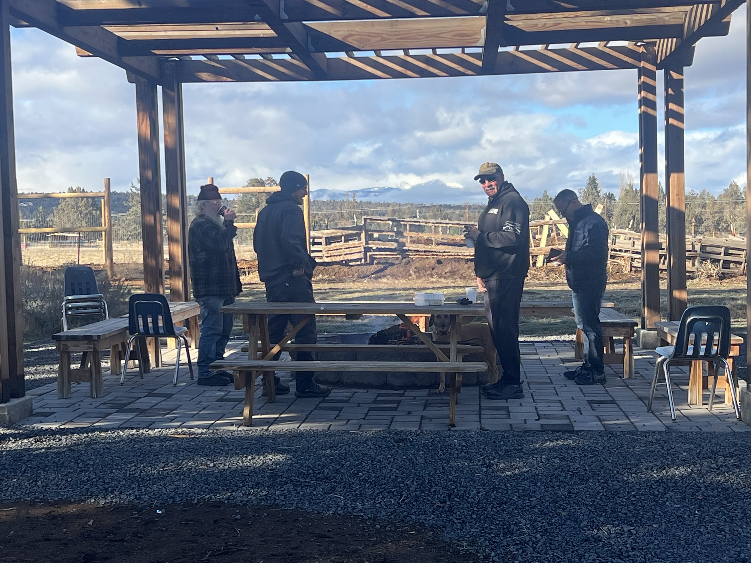 Veteran Fire Circle and Coffee