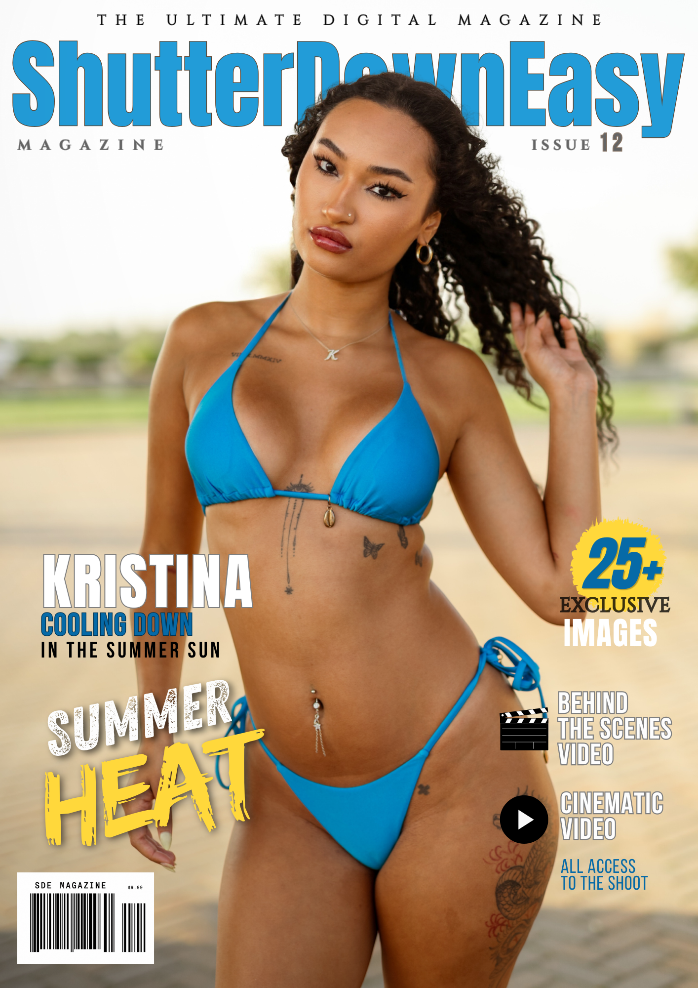 Kristina Turns Up the Summer Heat in ShutterDownEasy Issue 12