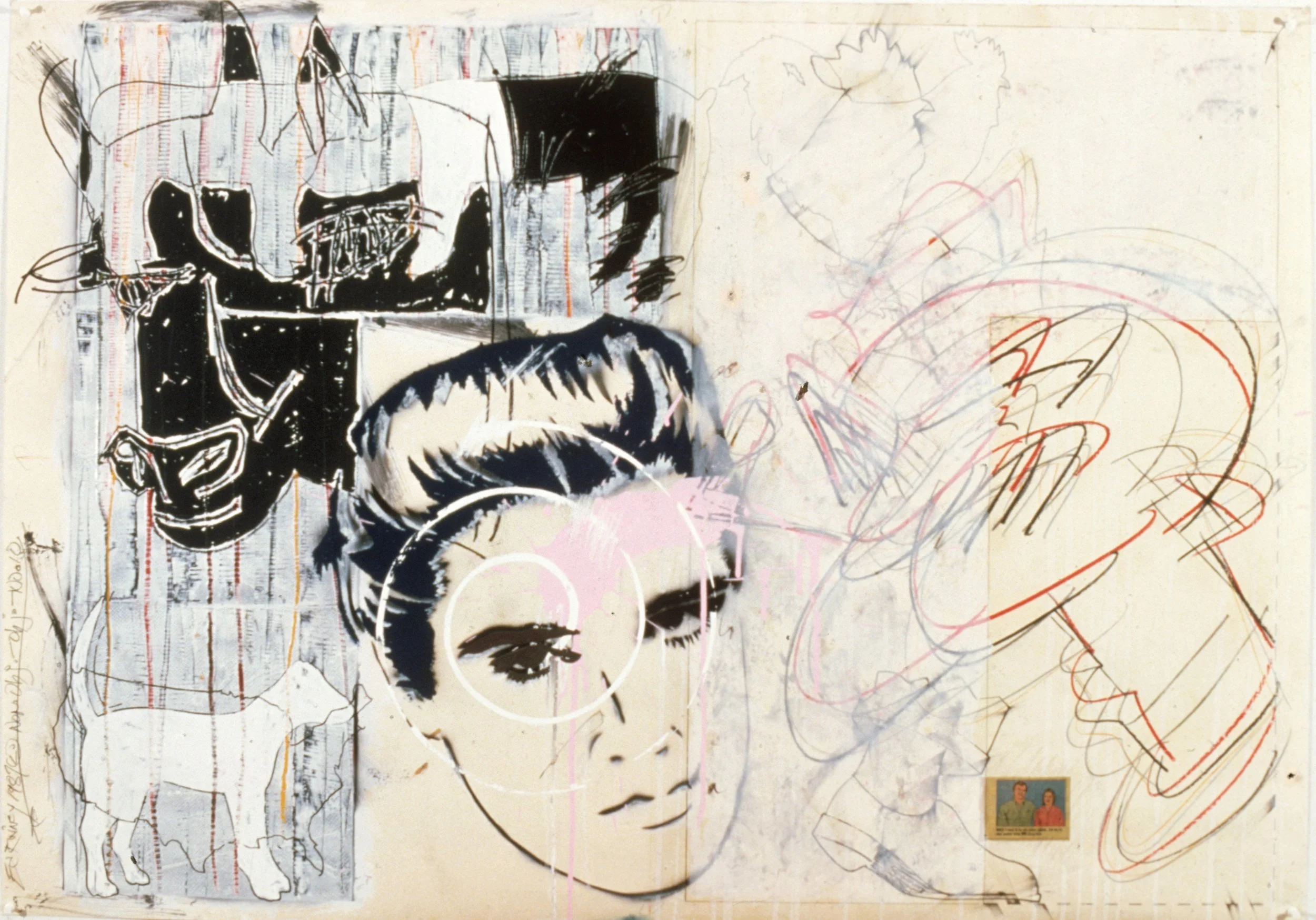 Non-Objective Objective, No. 10, 1987, mixed media on paper, 54 x 38 in.