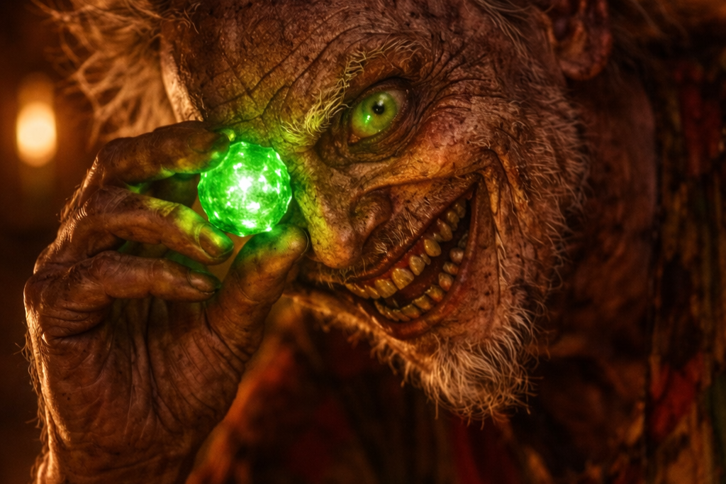 The Green Seer in the Tavern: A Dark Fantasy Encounter