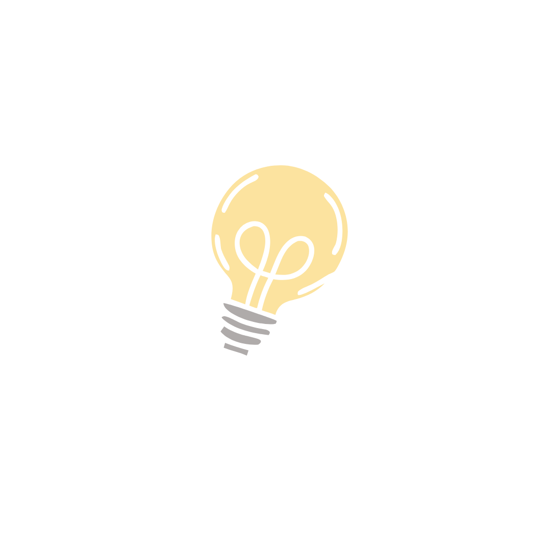 Illustration of a light bulb inside a thought bubble, symbolizing an idea or inspiration.