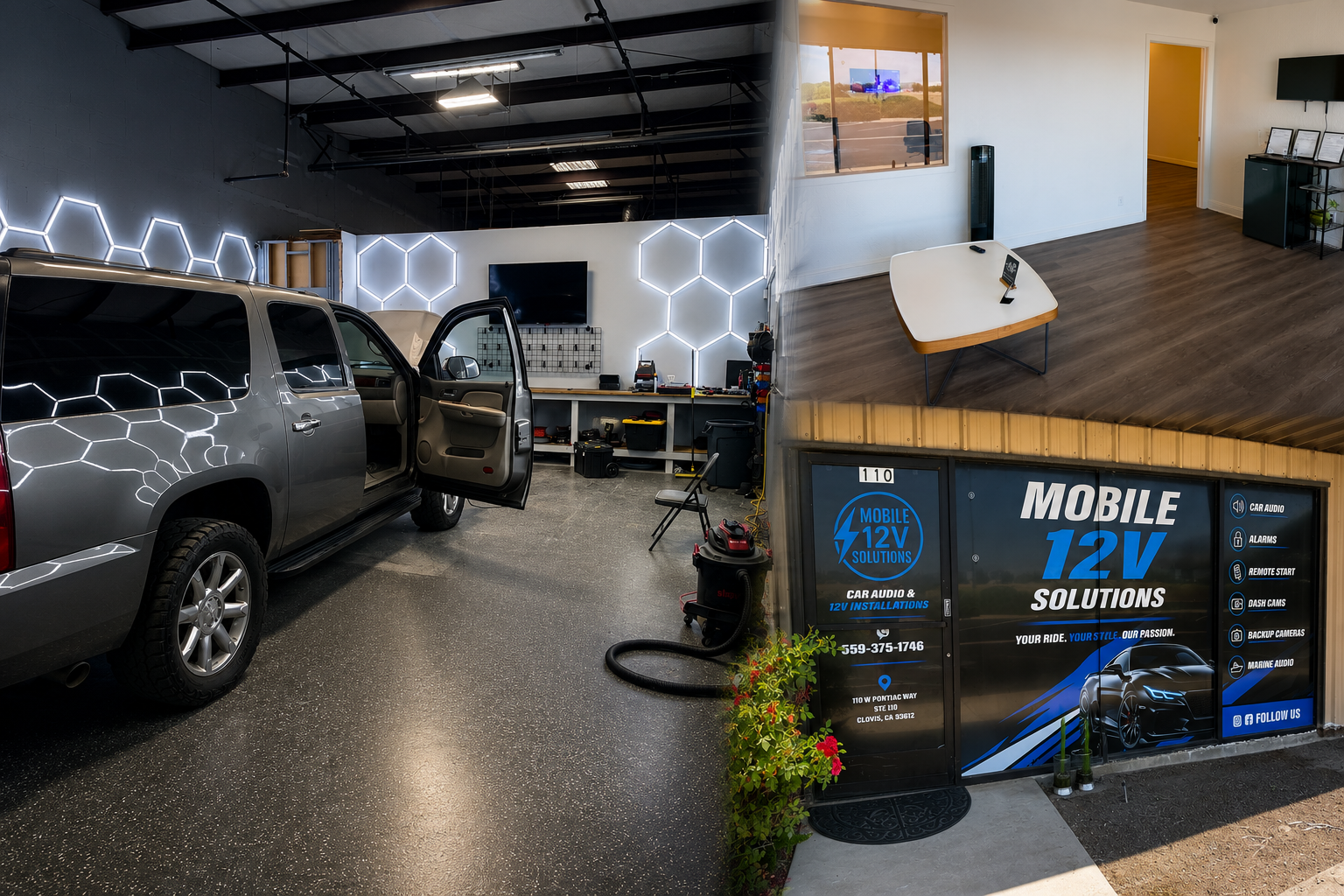 Professional automotive electronics including car audio, Apple CarPlay, remote starts, dash cameras, marine audio, and custom 12-volt installations.