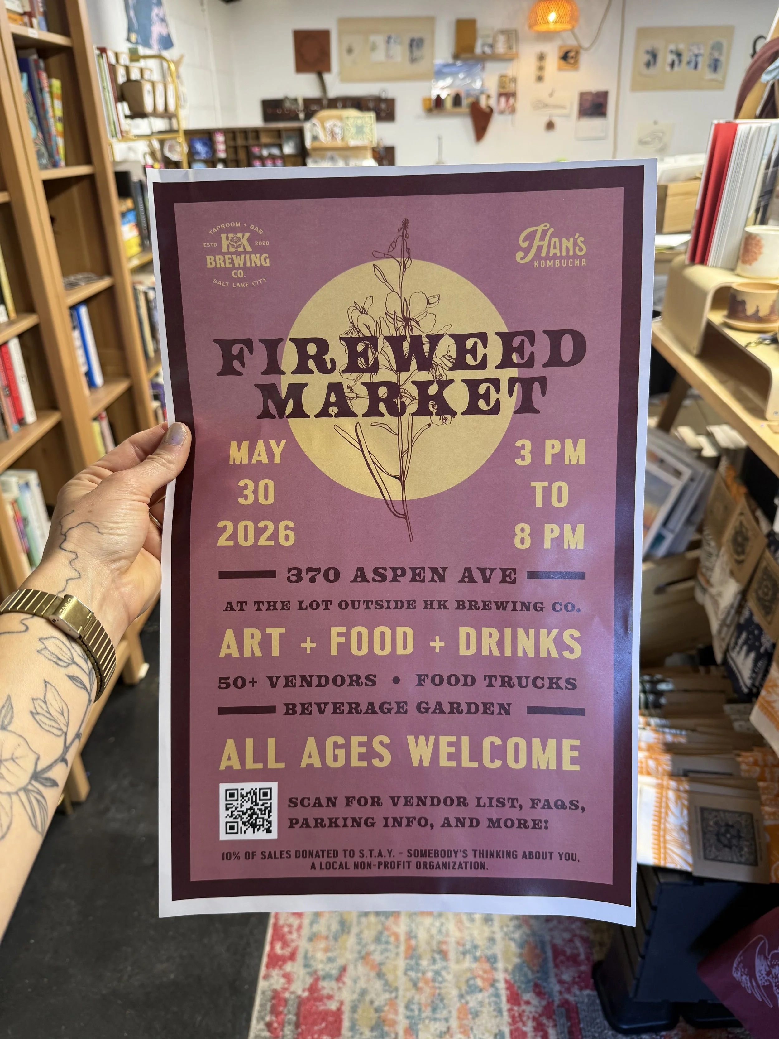 A Blog, (not Vlog), about Fireweed market!
