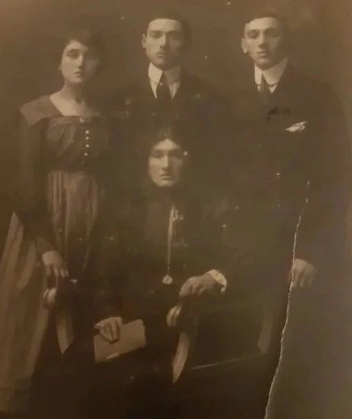 
Adjels family in Lodz, including Great Grandmother, Marah, 1914