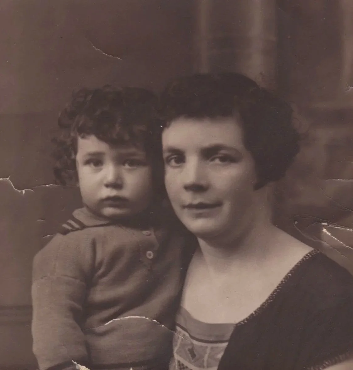 George and Gitla in Lodz, 1928