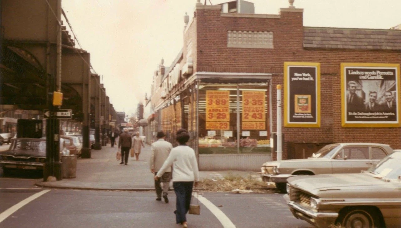 Roosevelt Avenue, Jackson Heights, 1960s