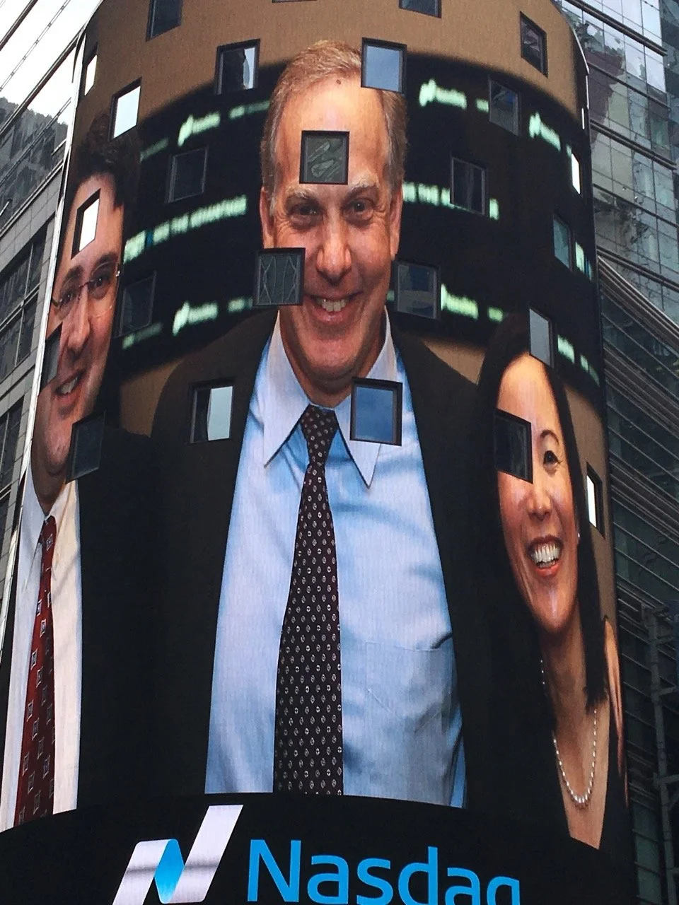 Factset celebrating Nasdaq listing, 2017