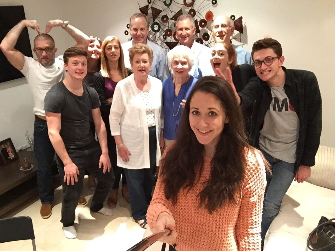 Rich visiting some British cousins in London while on business trip, 2018