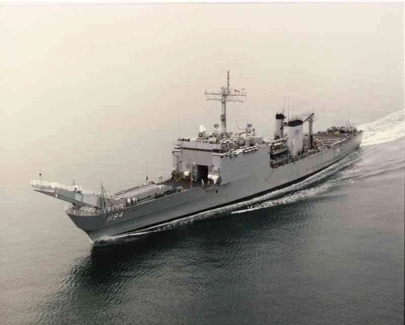 Rich's ship, USS La Moure County (LST-1194)