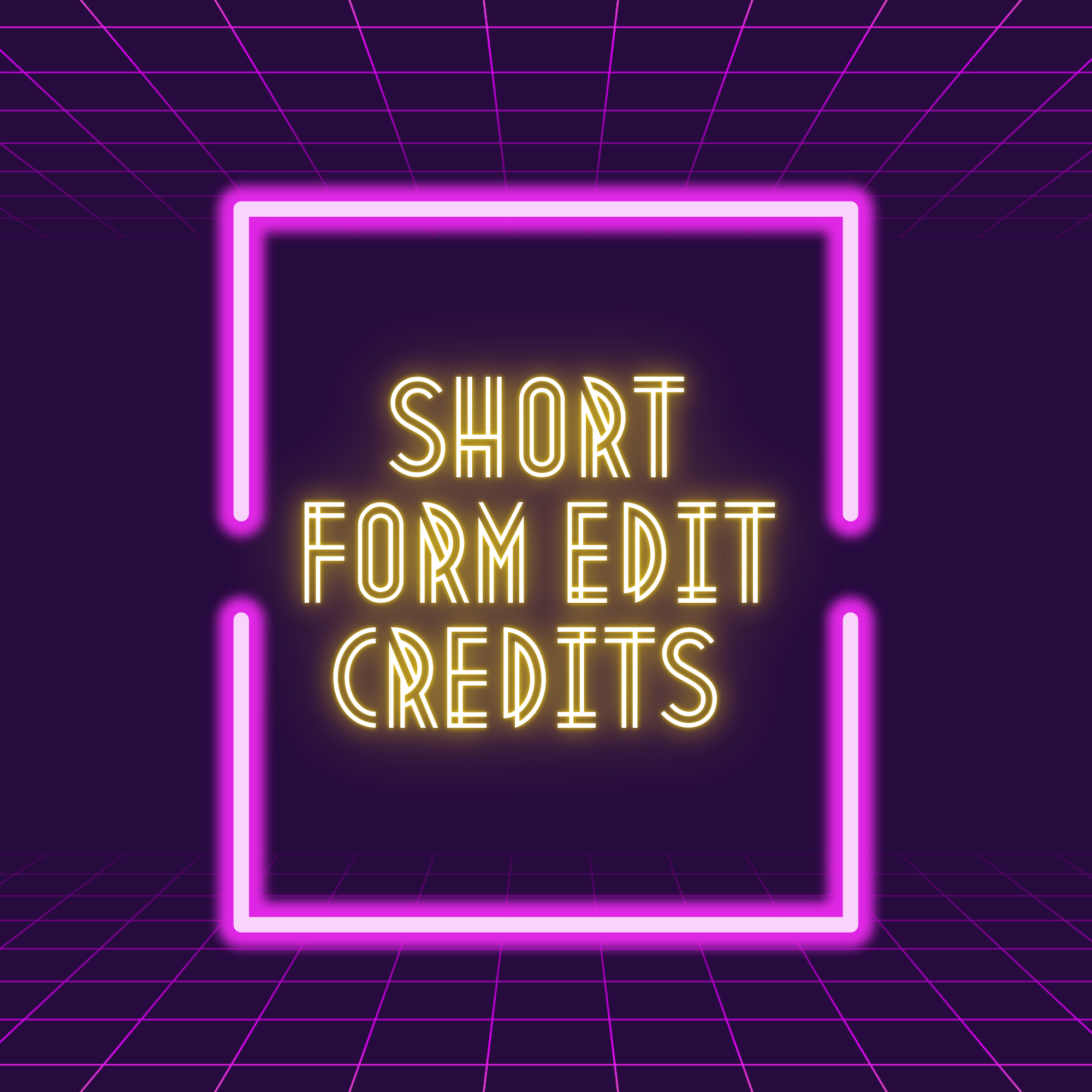 Short Form Edit Credits