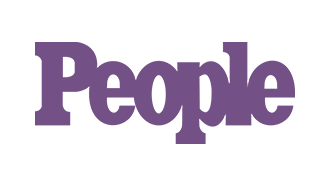 The word 'People' written in large purple letters