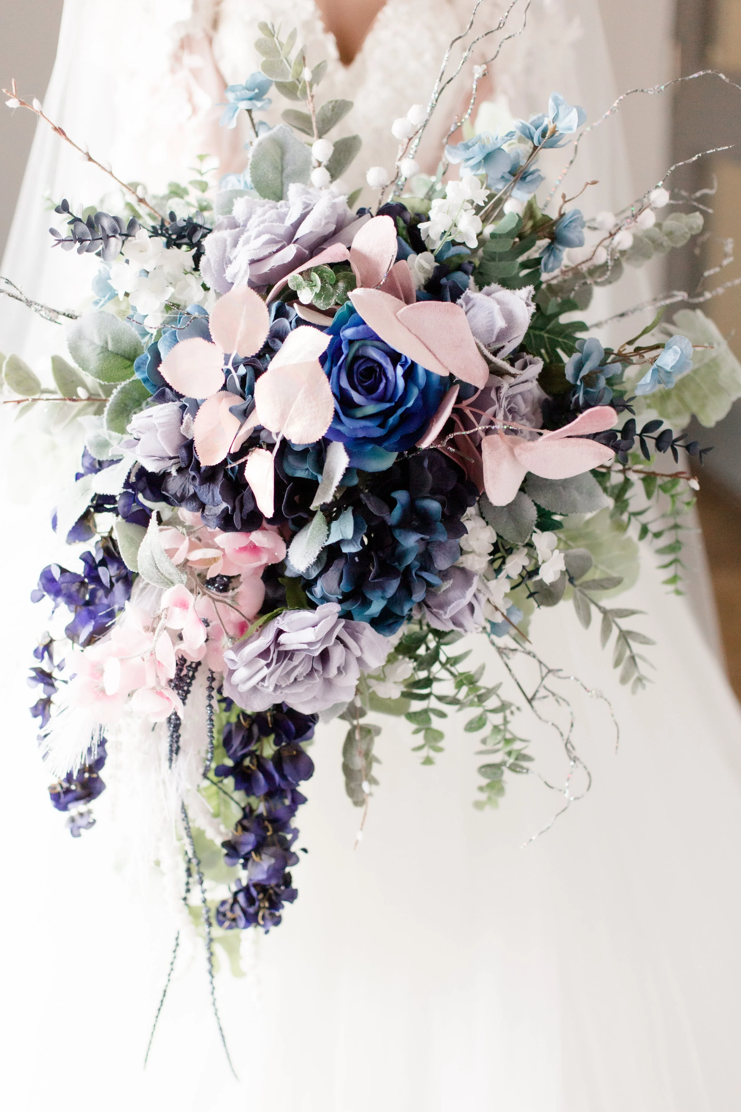 Bouquet of Ali Corriveau at her wedding at Faith Welland in Niagara, Canada.