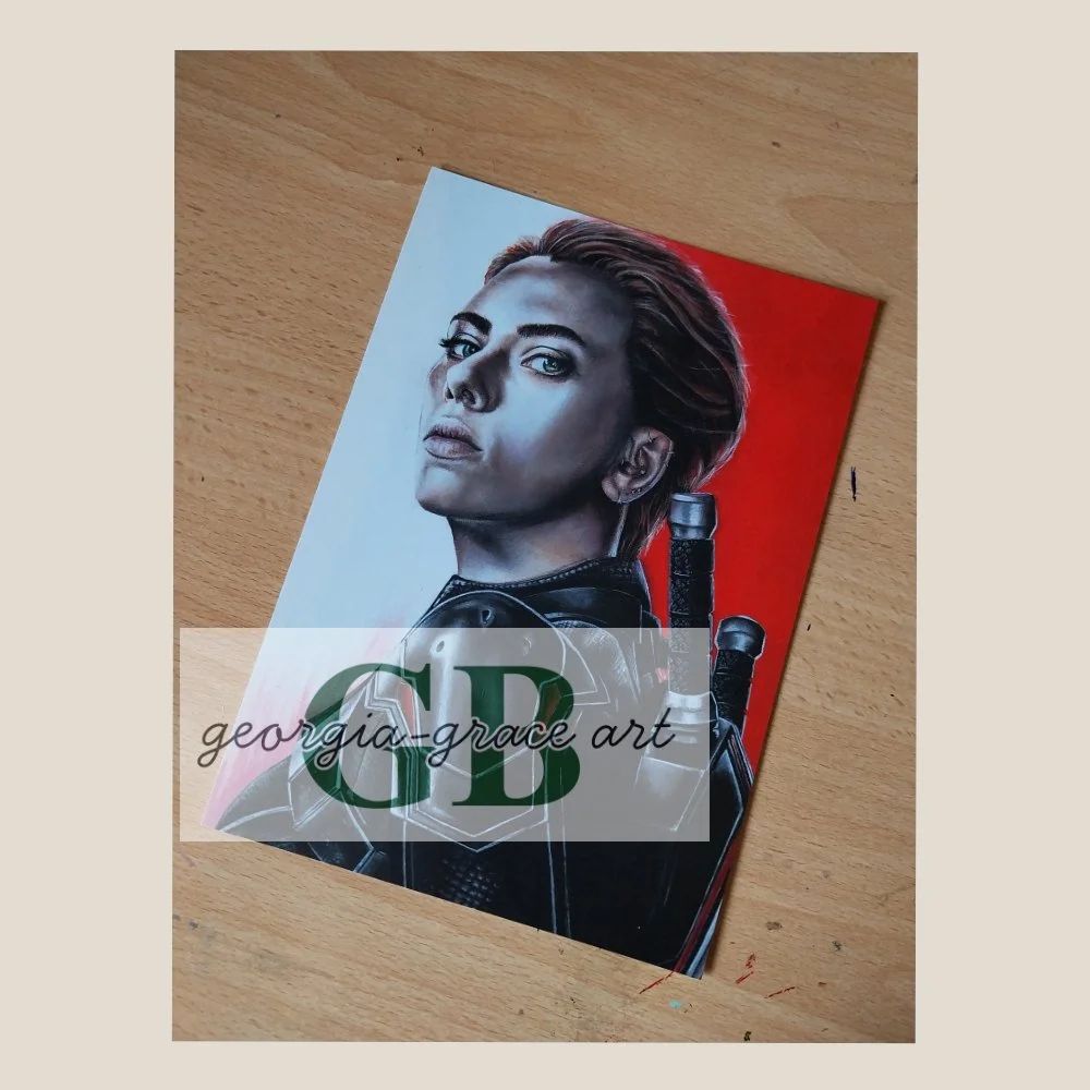 Black Widow (A5) Print
